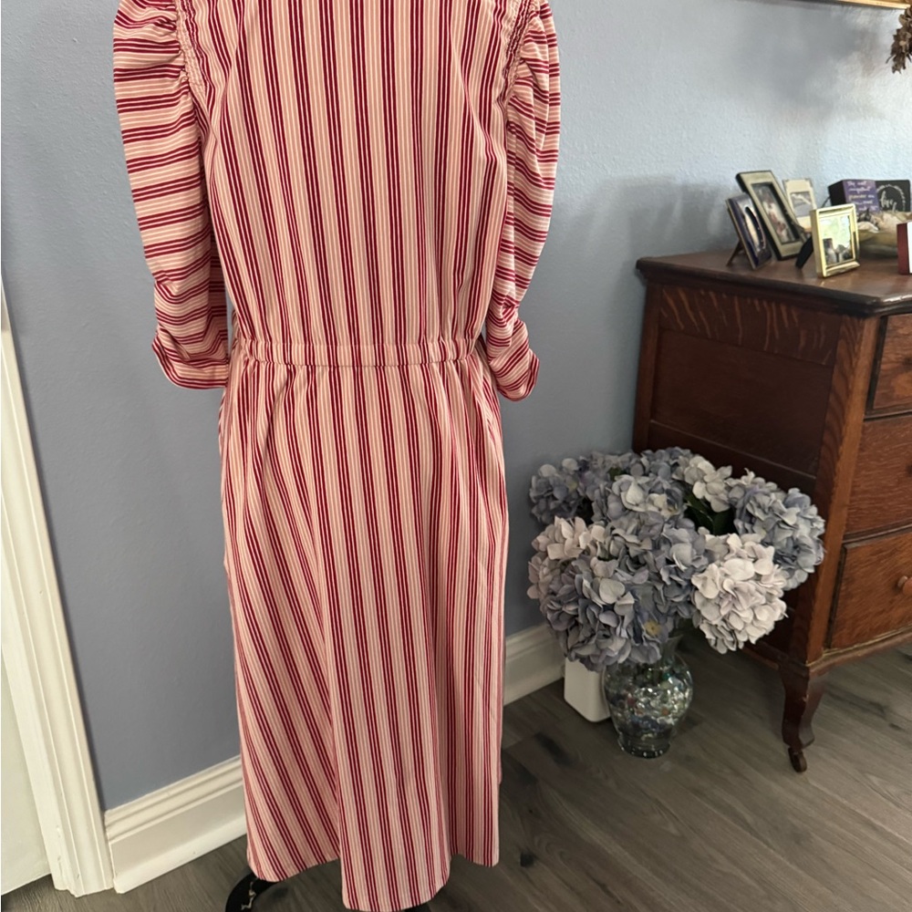 NWT Matilda Jane Red/Pink striped Dress - Picture 5 of 6